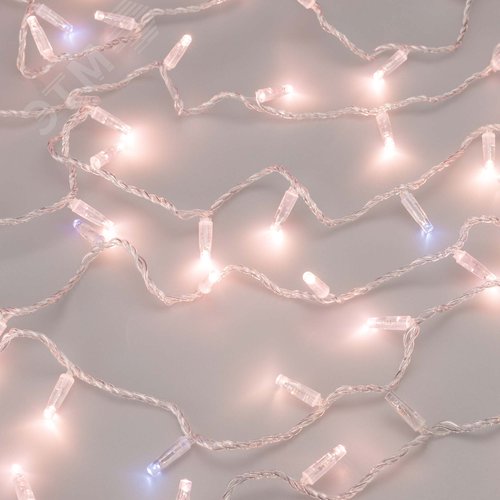 Гирлянда светодиодная декоративная ARD-STRING-CLASSIC-10000-CLEAR-100LED-FLASH Rose Gold 230V, 7W ARDCL, IP65 - фото 4