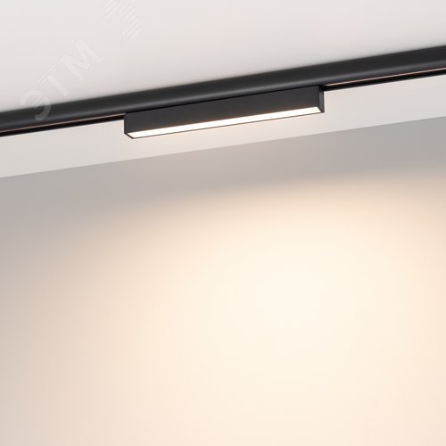 Светильник MAG-FLEX-FLAT-L235-8W Warm3000 (BK, 80 deg, 48V) (IP20 Металл, 5 лет) - фото 4