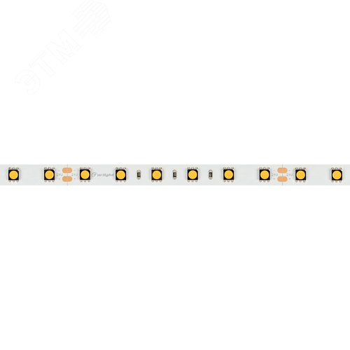 Лента светодиодная 14,4 Вт/м 24В IP20 3000K 60LED/м RT-B60-10mm CRI98 SMD 5060 5 м - фото 2