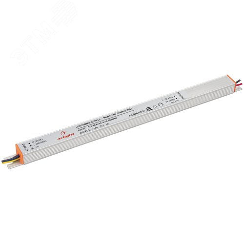 Блок питания ARV-24024-LONG-D (24V, 1A, 24W) (ARL, IP20 Металл, 2 года) - Arlight
