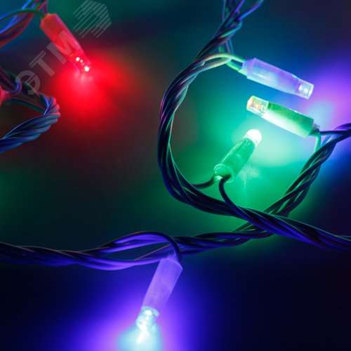 Гирлянда светодиодная декоративная ARD-STRING-CLASSIC-10000-WHITE-100LED-LIVE RGB 230V, 7W ARDCL, IP65