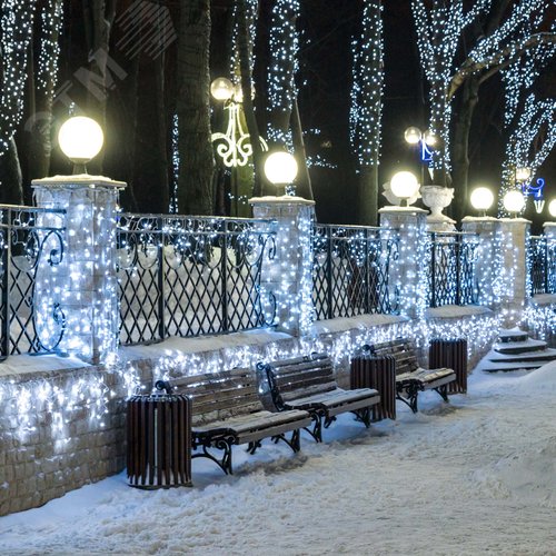 Гирлянда светодиодная декоративная ARD-EDGE-CLASSIC-2400x600-CLEAR-88LED-STD WHITE 230V, 6W ARDCL, IP65 4