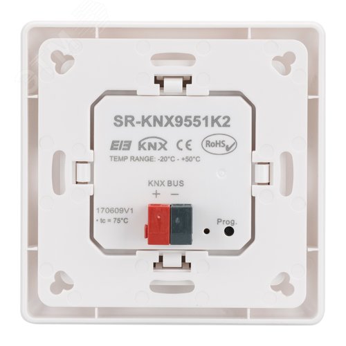 Панель Knob SR-KN9551K2-UP White (KNX, DIM) (ARL, -) (023487) - фото 3