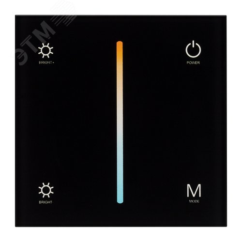 Панель SMART-P21-MIX-G-IN Black 12-24V, 4x3A, Sens, 2.4G IP20 пластик, 5 лет - фото 3
