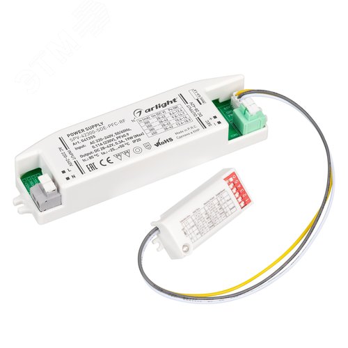 Блок питания SPV-42300-SDE-PFC (19W, 28-42V, 300mA, 5.8GHz) (IP20 Пластик, 5 лет) - Arlight