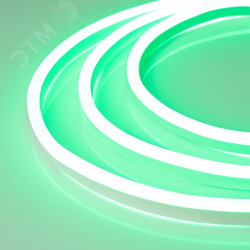 Неон гибкий ARL-NEON-1608GH-SIDE 24V Green ARL, 6 Вт/м, IP65 - Arlight