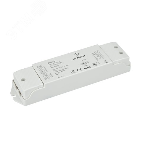 Диммер SMART-DALI (12-24V, 1x15A) (IP20 Пластик, 5 лет) - Arlight