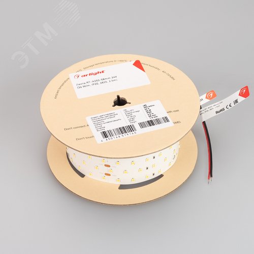 Лента светодиодная 36 Вт/м 24В IP20 2700K 350LED/м RT-A350-58mm SMD 2835 2.5 м 2