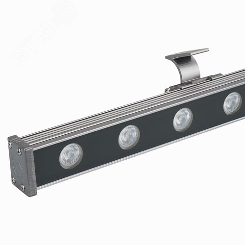 Прожектор светодиодный AR-LINE-1000S-18W-24V RGB (Grey, 30 deg, DMX512) (ARL, Закрытый) - Arlight