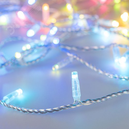 Гирлянда светодиодная декоративная ARD-STRING-CLASSIC-10000-CLEAR-100LED-LIVE RGB-DMX 24V, 10W ARDCL, IP65 - Arlight