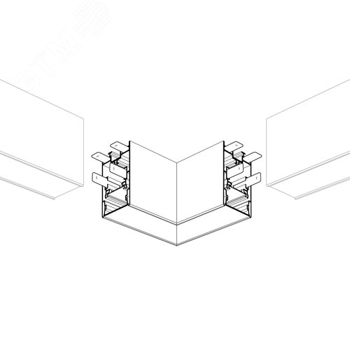 Угол S2-LINE-4067-L90 прямой (ARL, Металл) 2
