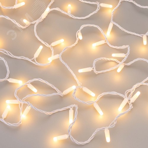 Гирлянда светодиодная декоративная ARD-STRING-CLASSIC-10000-WHITE-100LED-MILK-STD Warm 230V, 7W ARDCL, IP65 - фото 2