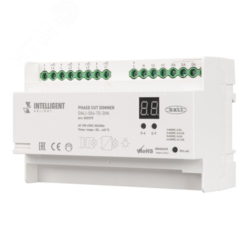 Диммер DALI-504-TE-DIN(230V, 4x2A) (IARL) - Arlight
