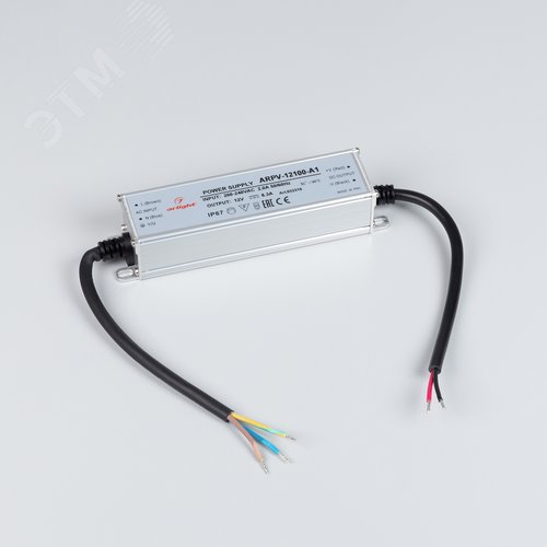 Блок питания ARPV-12100-A1 (12V, 8.3A, 100W) ( IP67 Металл, 3 года) - фото 2