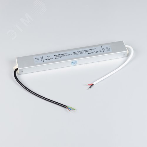 Блок питания ARPV-12100-SLIM-D (12V, 8.3A, 100W) (ARL, IP67 Металл, 3 года) 3