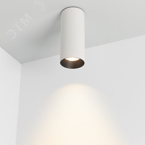 Светильник SP-POLO-SURFACE-R65-8W Warm3000 (WH-BK, 40 deg) (ARL, IP20 Металл, 3 года) 4