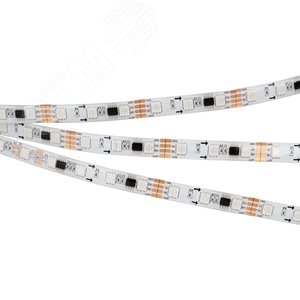 Лента SPI-5000SE-RAM-5060-60 12V Cx3 RGB-Auto (10mm, 12W/m, IP65) (Arlight, Закрытый, IP65)