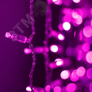 Гирлянда ARD-CURTAIN-CLASSIC-2000x1500-CLEAR-360LED Pink (230V, 60W) (ARDCL, IP65) (024880)