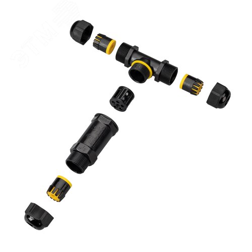 Коннектор NEO-GERM-5pin-T-WTW (4-8мм) (ARL, IP68) - фото 4