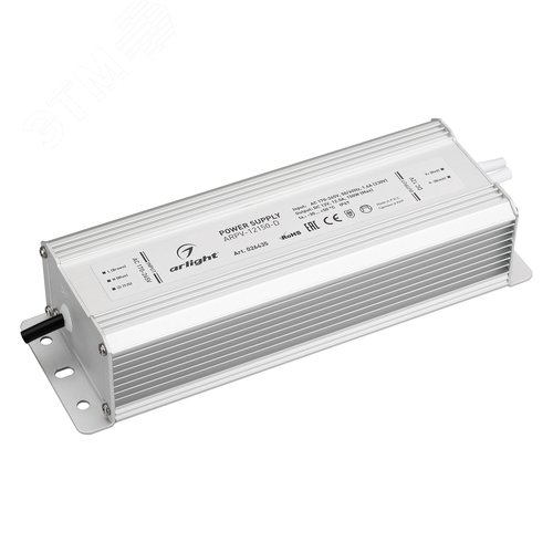 Блок питания ARPV-12150-D (12V, 12.5A, 150W) (ARL, IP67 Металл, 3 года) - Arlight
