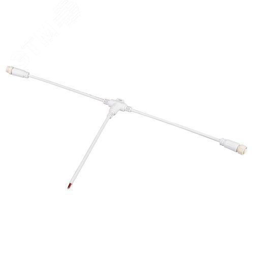 Коннектор питания ARL-MOONLIGHT-SPI/DMX-CON-POWER-T-MID-WIRE-WH ARL, IP67 пластик, 3 года - Arlight