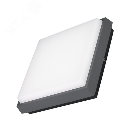 Светильник LGD-AREA-S175x175-10W Warm3000 (GR, 110 deg, 230 В) (ARL, IP54 Металл, 3 года) - Arlight