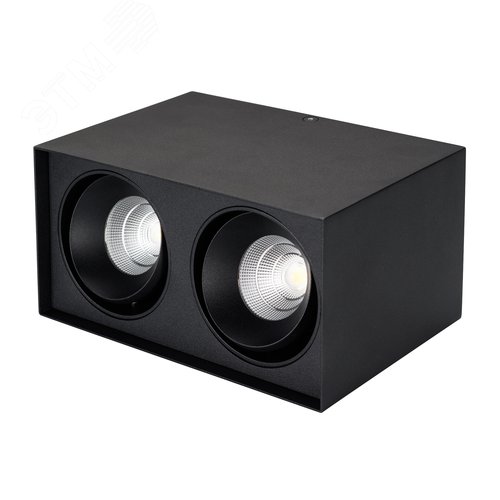 Светильник SP-CUBUS-S100x200BK-2x11W Day White 40deg IP20 металл 3 года - фото 4