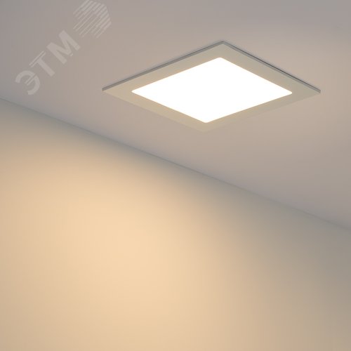 Светильник DL-172x172M-15W Warm White (ARL, IP40 Металл, 3 года) 2