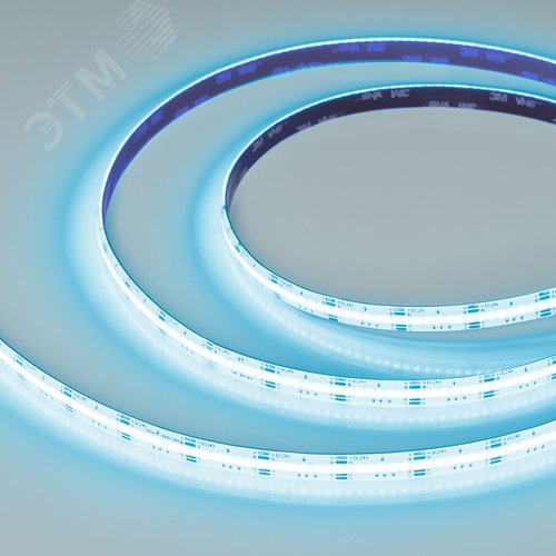 Лента светодиодная 16 Вт/м 24В IP65 RGB 840LED/м COB-X840-10-12mm CSP 5 м - фото 5
