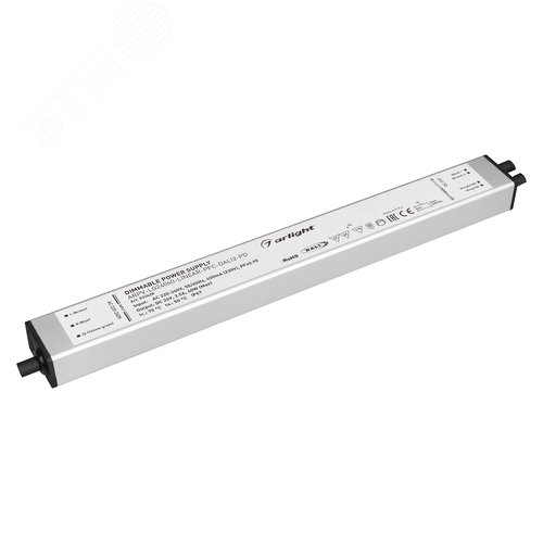Блок питания ARPV-LG24030-LINEAR-PFC-DALI2-PD (24V, 1.25A, 30W) (Arlight, IP67 Металл, 5 лет) (034869) - Arlight