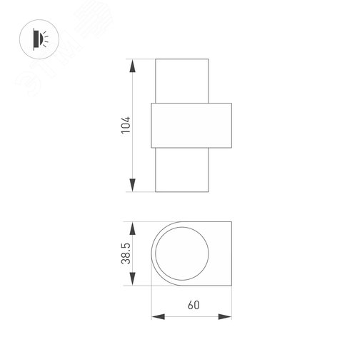Экран ARH-KANT-H16-2000 Square Opal-PM (ARL, Пластик) 3