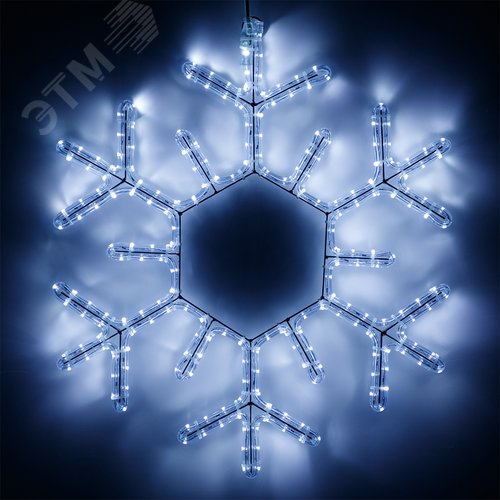 Фигура ARD-SNOWFLAKE-M5-600х600х60LED White 230V, 20W Ardecoled, IP65 - Arlight