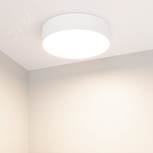 Светильник SP-RONDO-R210-20W Day4000 (WH, 120 deg, 230V) (, IP40 Металл, 3 года) - фото 5