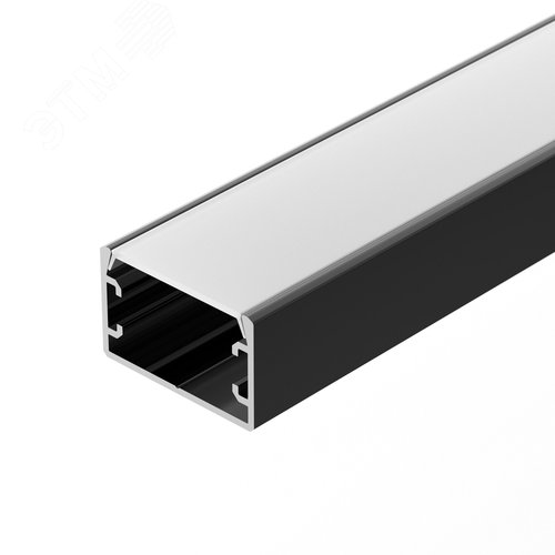 Профиль PLS-LOCK-H16-SMT-2000 ANOD BLACK ( Алюминий) - Arlight