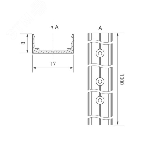 Блок питания ARPV-LV24075 (24V, 3.1A, 75W) (ARL, IP67 Пластик, 2 года) (012016) 7