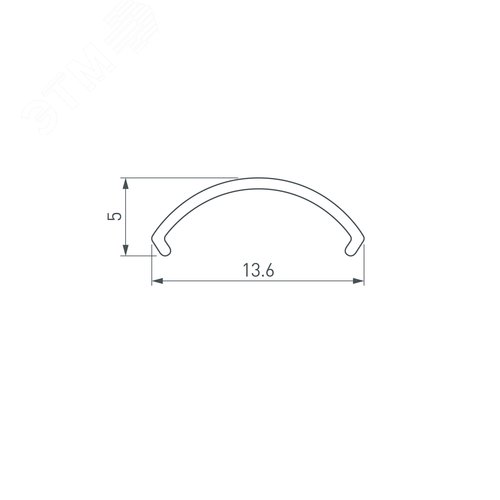 Экран ARH-WIDE-(F)-H10-2000 Opal-PM (ARL, Пластик) 16