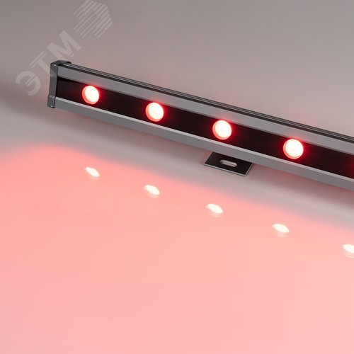 Прожектор светодиодный AR-LINE-1000L-48W-24V RGB-Day4000 (Grey, 15x45 deg, DMX512) (ARL, Закрытый) 5