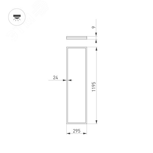Экран SL-LINE-5060-2000 Frost (ARL, Пластик) 7