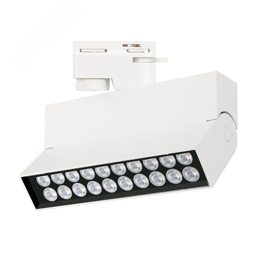 Светильник LGD-LOFT-TRACK-2TR-S170-10W Warm3000 (WH, 24 deg, 230V) (Arlight, IP20 Металл, 3 года) (036467) - Arlight
