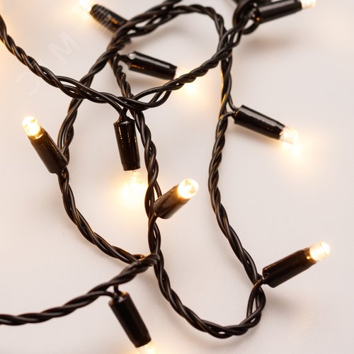 Гирлянда светодиодная декоративная ARD-STRING-PRO-10000-BLACK-100LED-STD WARM 230V, 7W ARDCL, IP65 - фото 6