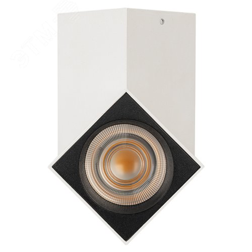 Светильник SP-TWIST-SURFACE-S60x60-12W Warm3000 (WH-BK, 30 deg) (, IP40 Металл, 3 года) - фото 6