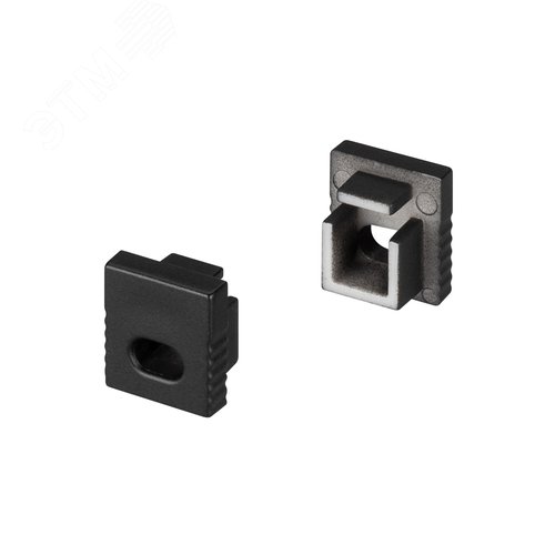 Заглушка SL-MINI-8 BLACK с отверстием (ARL, Пластик) - Arlight