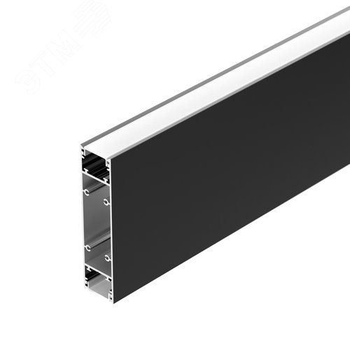 Профиль SL-LINE-25100-DUAL-2500 BLACK (Алюминий) - Arlight