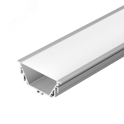 Профиль с экраном ALU-POWER-RW80F-2000 ANOD+FROST (ARL, Алюминий) - Arlight