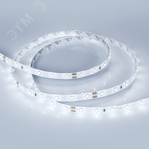 Лента светодиодная 7,2 Вт/м 24В IP65 10000K 60LED/м RT/RTW-A60-8mm SMD 2835 5 м - фото 3