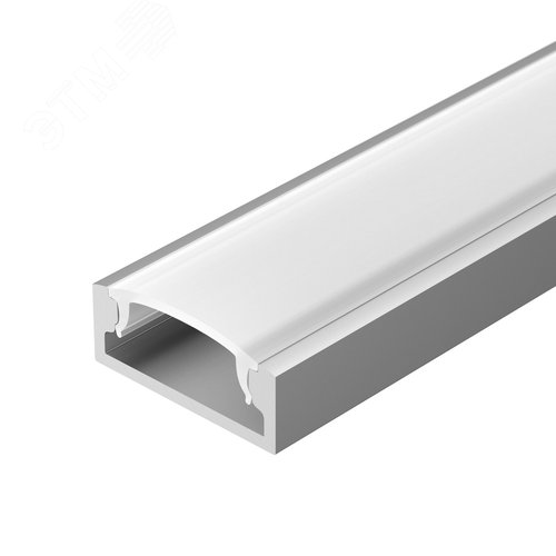 Профиль с экраном ALU-WIDE-H8-2000 ANOD+FROST (ARL, Алюминий) - Arlight