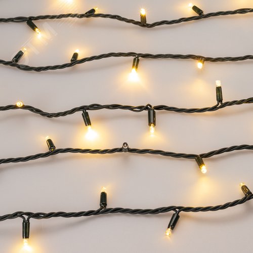 Гирлянда светодиодная декоративная ARD-STRING-PRO-1000-GREEN-100LED-PULSE Warm 230V, 7W ARDCL, IP65 - фото 2