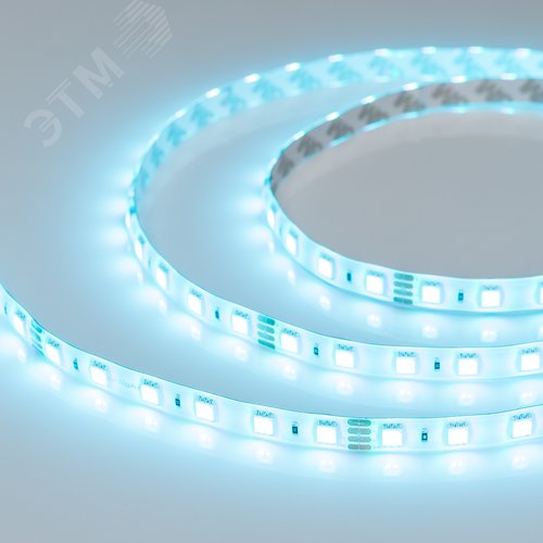 Лента светодиодная 14.4 Вт/м 24В RGB IP65 60LED/м RTW-B60-10-13mm SMD 5060 5 м герметичная - Arlight