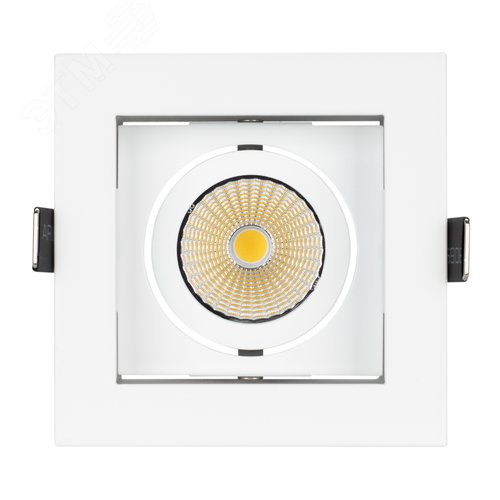 Светильник CL-KARDAN-S102x102-9W Warm (WH, 38 deg) (ARL, IP20 Металл, 3 года) 4