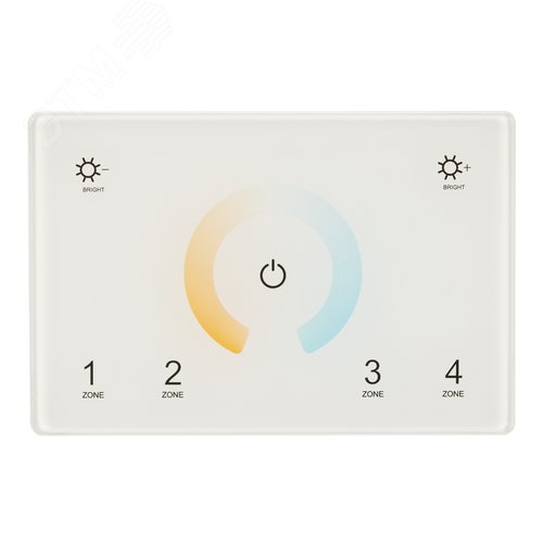 Панель Sens SMART-P81-MIX White 230V, 4 зоны, 2.4G ARL, IP20 пластик, 5 лет - фото 2